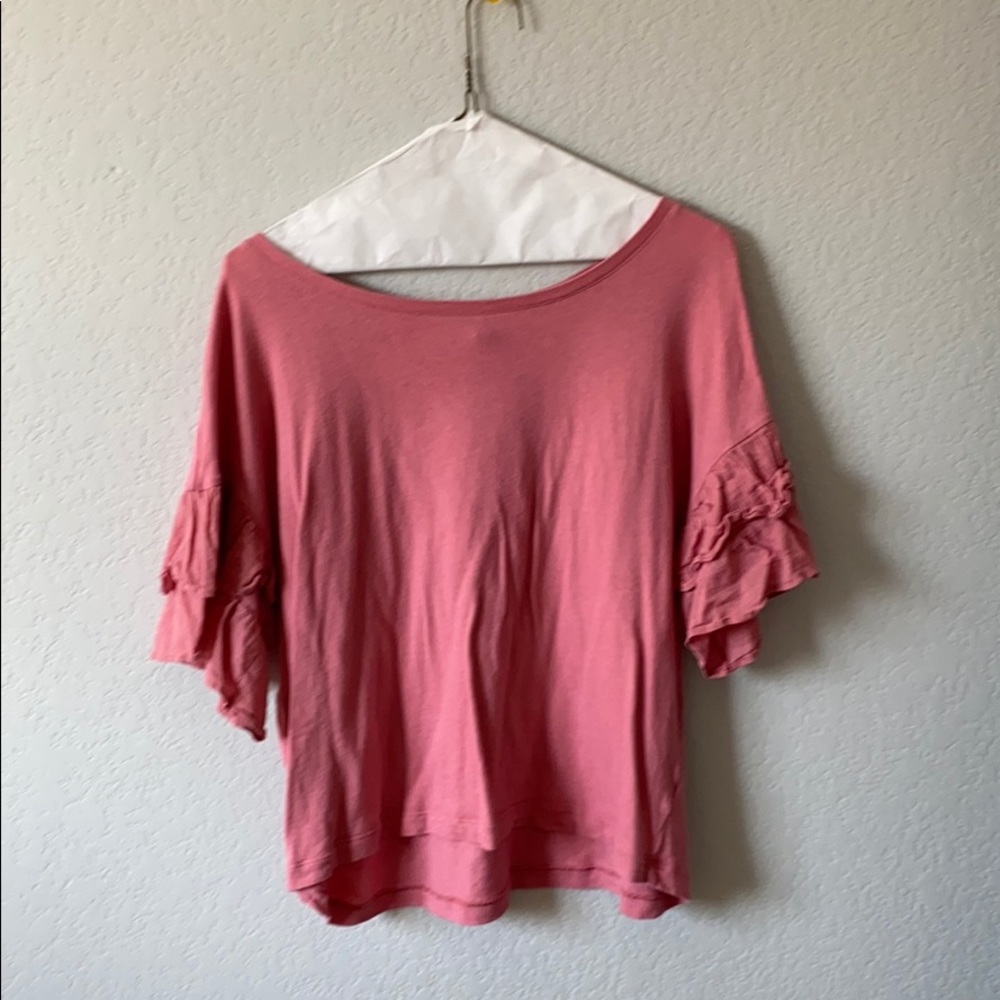 A pink top from Express
